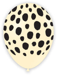 Balloons4party Set 10 baloane latex ivoire imprimat leopard 30 cm