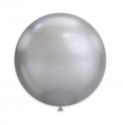 Balloons4party Set 2 baloane latex chrome argintiu 38 cm