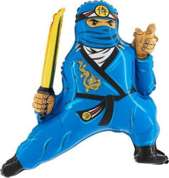Balloons4party Balon folie Ninja albastru 85 cm