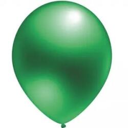 Balloons4party Set 100 baloane latex metalizat verde 13 cm