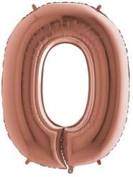 Balloons4party Balon folie cifra 0 rose gold 40 cm
