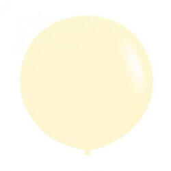 Balloons4party Set 2 baloane latex jumbo galben macaron 45 cm