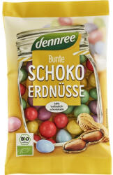 dennree Arahide colorate cu ciocolata de lapte eco, 100 g