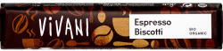 VIVANI Baton bio de ciocolata espresso biscotti, 40 g