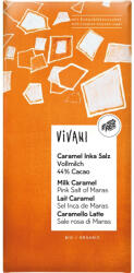 VIVANI Ciocolata cu caramel sarat si zahar din flori de cocos, 80 g