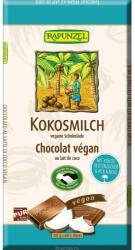 RAPUNZEL Ciocolata bio cu lapte de cocos vegana, 80 g