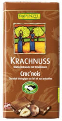 RAPUNZEL Ciocolata bio din lapte integral cu alune, 100 g