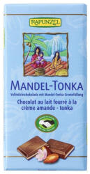 RAPUNZEL Ciocolata cu crema de migdale si tonka, 100 g