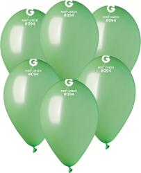 Gemar Metál lufi menta zöld 26 cm 100 db