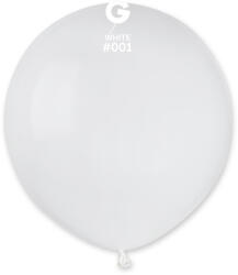 Gemar Pasztell fehér lufi 48 cm 25 db