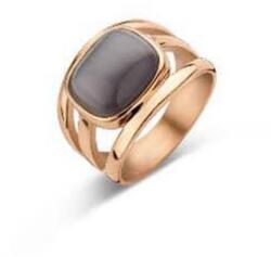  Victoria Rose gold színű fekete köves gyűrű (VBNCZ29458) - sandori