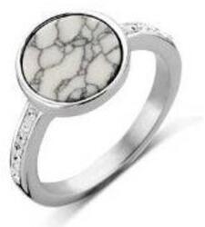  Victoria Ezüst színű fehér mintás gyűrű (VBNRZ10950) - sandori