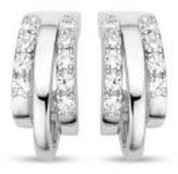  Victoria Ezüst színű fehér köves fülbevaló (VBNAB74500) - sandori