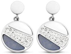  Victoria Ezüst színű köves, mintás fülbevaló (VBKAB82900) - sandori