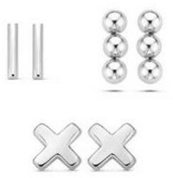  Victoria Ezüst színű fülbevaló szett (VBNAB76200) - sandori