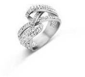  Victoria Ezüst színű fehér köves gyűrű (VBNRZ12056) - sandori