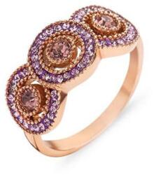  Victoria Rose gold színű rózsaszín köves gyűrű (VBKCZ31456) - sandori