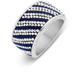  Victoria Ezüst színű kék, fehér köves gyűrű (VBKRZ13856) - sandori