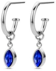  Victoria Ezüst színű kék, fehér köves fülbevaló (VBKAB85800) - sandori