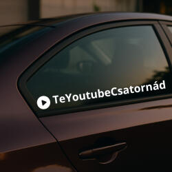 matrica. shop Egyedi YouTube autómatrica