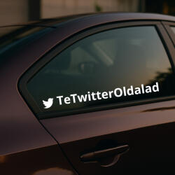 matrica. shop Egyedi Twitter (X) autómatrica