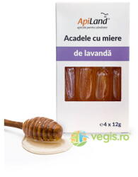 ApiLand Acadele cu Miere de Lavanda 4 x 12g