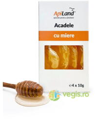 ApiLand Acadele cu Miere 4 x 10g