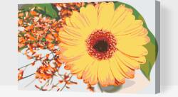  Festés számok szerint - Gerbera Méret: 40x60cm, Keretezés: Kartonlemezen
