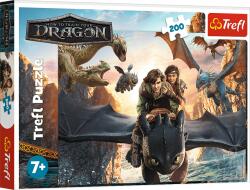 Trefl - Puzzle Toothless and Friends - 200 piese