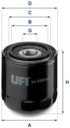 UFI Olejový filter UFI 23.480. 00 (23.480.00)