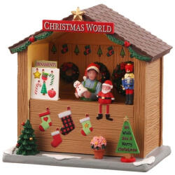 Lemax Karácsonyi díszek stand Caddington Village