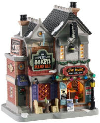 Lemax Mr. Pete 88 billentyűs zongorabárja Caddington Village