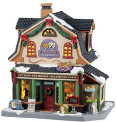 Lemax luna & ollie's custom pet furniture Caddington Village 2025 - dekorfalvak