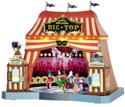 Lemax Berry testvérek cirkuszi sátor Carnival - dekorfalvak