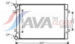 AVA Clever Choice Chladič motora AVA Clever Choice VNA2283 (VNA2283)