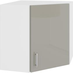 haaus Corp Superior Colt Karo, Gri Lucios/Alb, MDF, 60 x 60 x 60 cm (924195)