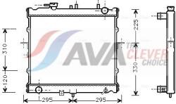 AVA Clever Choice Chladič motora AVA Clever Choice KAA2022 (KAA2022)