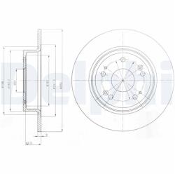 DELPHI Disc frana DELPHI BG4249 (BG4249) - fixbox