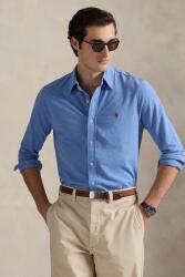 Ralph Lauren pamut ing legombolt galléros, fekete, regular, 710654408 - kék XL