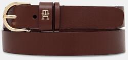 Tommy Hilfiger bőr öv bézs, AW0AW16836 - burgundia 90