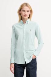 Ralph Lauren pamut ing galléros, fehér, slim, 211910131 - zöld XS