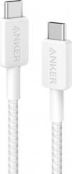 Anker A81F5G21 USB kábel 0, 9 M USB C Fehér (A81F5G21) (A81F5G21)