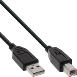 InLine 34503X USB kábel USB 2.0 0, 3 M USB A USB B Fekete (34503X) (34503X)