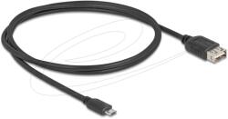 Delock EASY USB 2.0 Micro - Type-A átalakító kábel 1m fekete (81518) (81518) (81518)