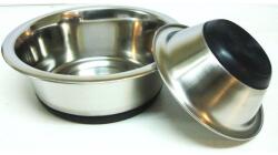 Raintech International Fém Etető- vagy Itatótál Gumitalppal - 0, 35 l / Ø13, 5 cm