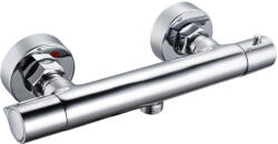 INVENA fali termoszátos zuhanycsaptelep, zuhanyszett nélkül, króm, BT-00-S01-X