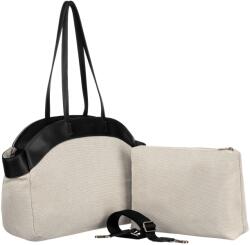  Peterson Női Bőr és Poliamid Válltáska -PTN CAN-01 NAT-BLACK- (5903051265730)