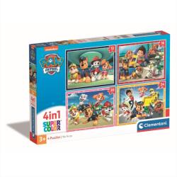 Clementoni SuperColor - Mancs őrjárat 4in1 puzzle 12,16,20,24 db-os (21513)