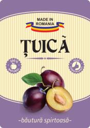 Label Print Etichete sticle personalizate, Tuica, 100x70 mm, Fabricat in Romania, 1000 buc rola (06905631017401)