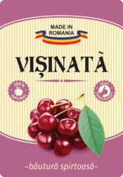 Label Print Etichete sticle personalizate, Visinata, 100x70 mm, Fabricat in Romania, 1000 buc rola (06905631020401)
